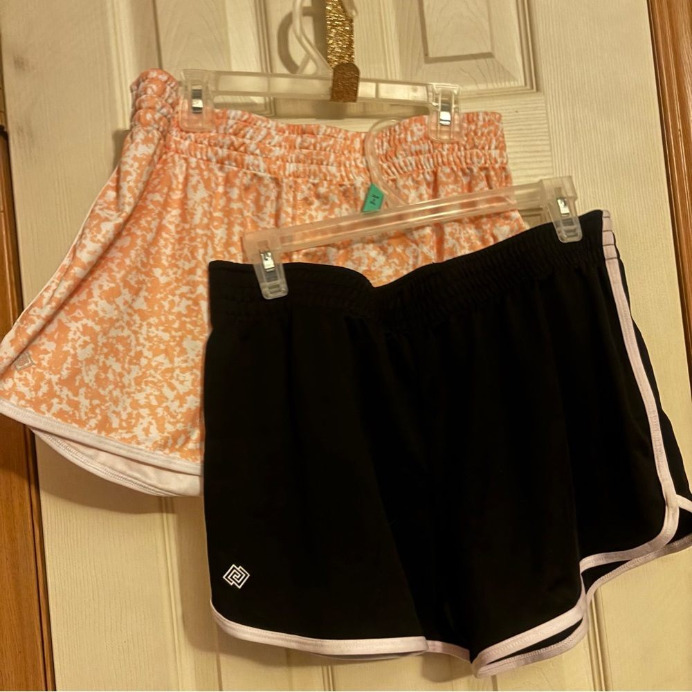 Two Pairs of ZELOS Active Shorts - Women Medium